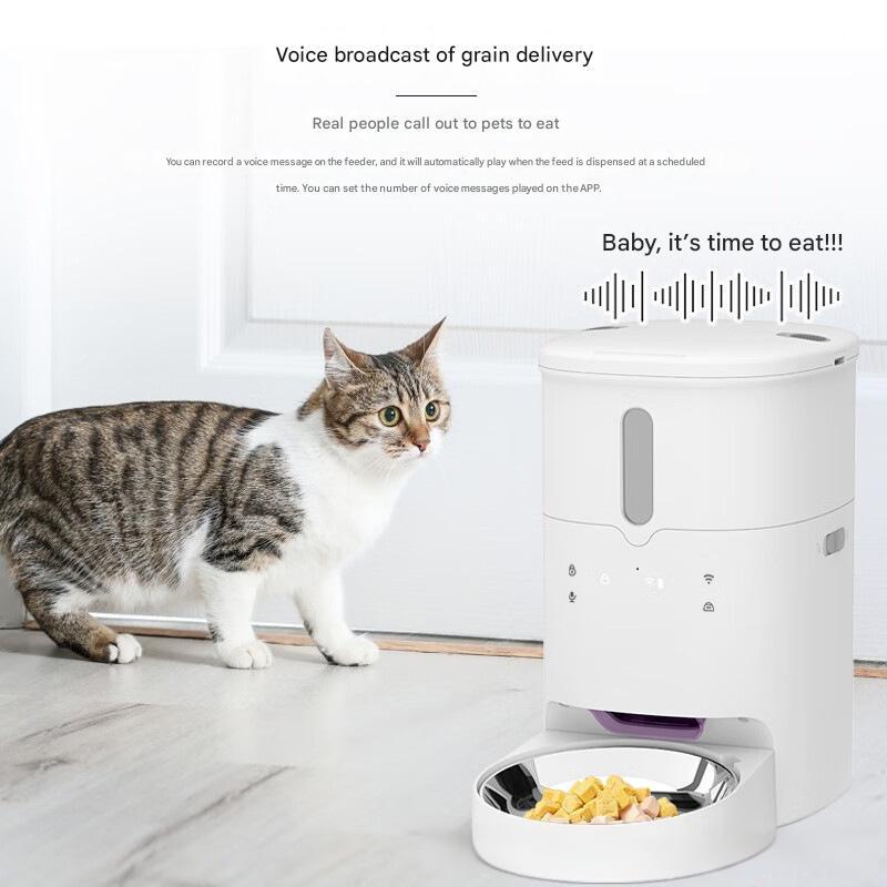 Smart Automatic Pet Feeder with WiFi APP Control | Dual Bowls | 3L / 6L Large Capacity | Cats & Dogs