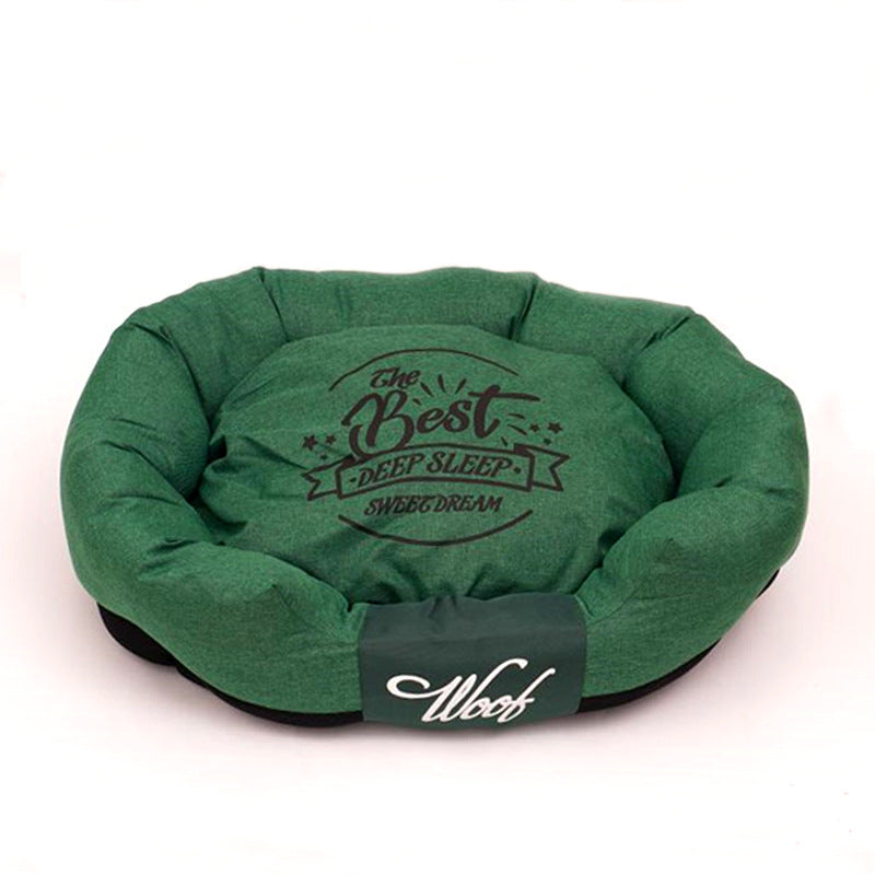 Luxury Teflon Pet Bed | Washable Dog Sofa & Cat Nest | Anti-Stain, Durable & Comfortable Pet House for Cats & Small Dogs