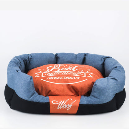 Luxury Teflon Pet Bed | Washable Dog Sofa & Cat Nest | Anti-Stain, Durable & Comfortable Pet House for Cats & Small Dogs